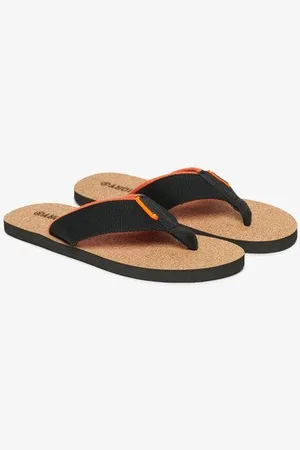 Superdry Mannen Kurken Teenslippers met Print Grootte: 8-9