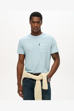 Superdry Mannen Klassiek Essential T-shirt met Borstzak Grootte: S