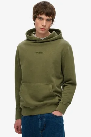 Superdry Mannen Hoodie met Micrologo Grootte: M