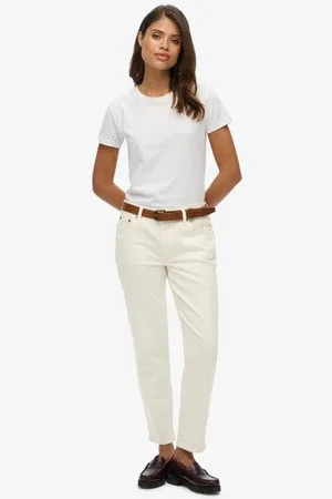 Superdry Vrouwen Slimfit Jeans met Middelhoge Taille Grootte: 28/30