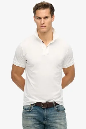Superdry Mannen City Piqué Poloshirt Grootte: S
