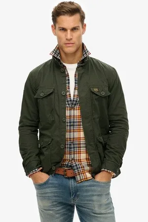 Superdry Mannen Lichtgewicht Military Field-jas Grootte: S