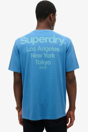 Superdry Mannen Core Logo City T-shirt Grootte: S