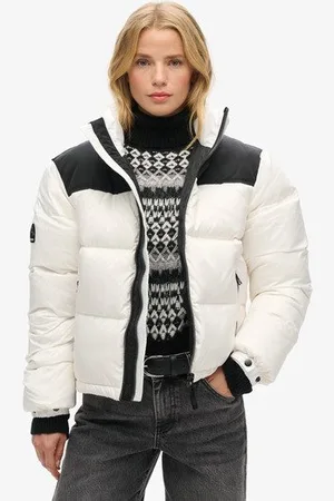Superdry Vrouwen Sportstyle Code Pufferjas Grootte: 42