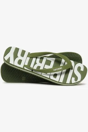 Superdry Mannen Core Logo Teenslippers Grootte: 12-13