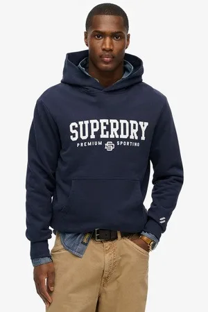 Superdry Mannen Core Sport Hoodie Grootte: XL