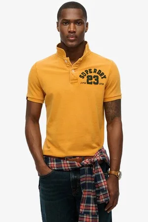 Superdry Mannen Vintage Athletic Poloshirt Grootte: XL