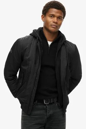 Superdry Mannen Military MA1-jas met Capuchon Grootte: M