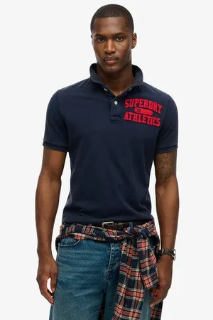 Superdry Mannen Vintage Athletic Poloshirt Grootte: L