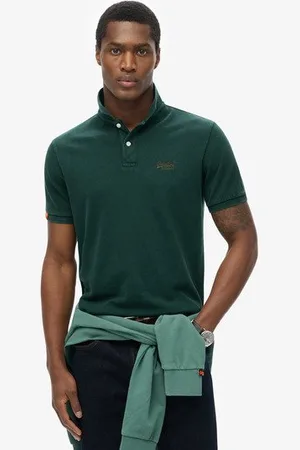 Superdry Mannen Vintage Destroy Polo Grootte: S