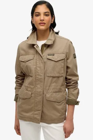 Superdry Vrouwen M65 Military Jack Grootte: 36