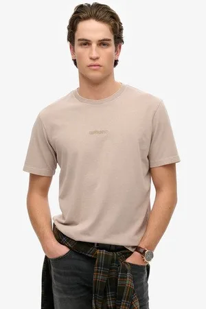 Superdry Mannen T-shirt met Micrologo Grootte: S