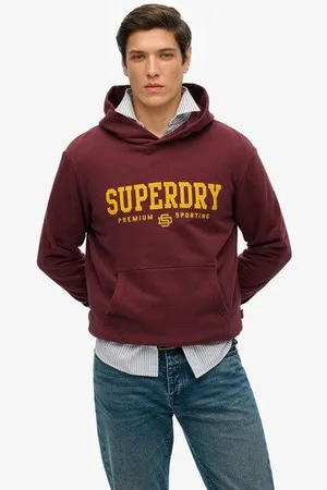 Superdry Mannen Core Sport Hoodie Grootte: XL