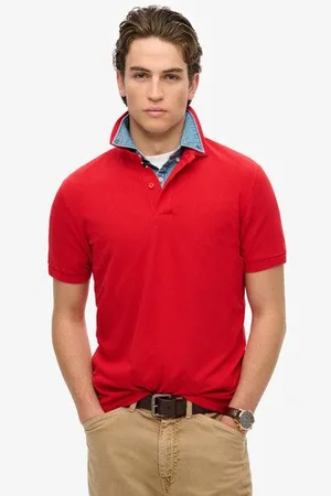 Superdry Mannen City Piqué Poloshirt Grootte: M
