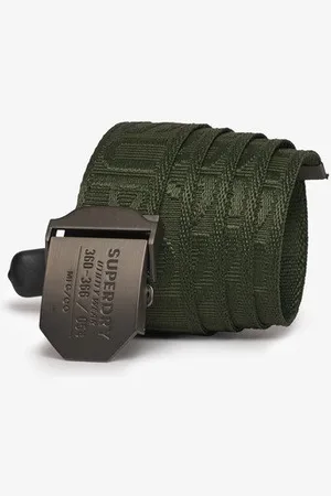 Superdry Mannen Workwear Riem van Singelband Grootte: 1SIZE