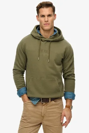 Superdry Mannen Utility Sport Hoodie Grootte: XL