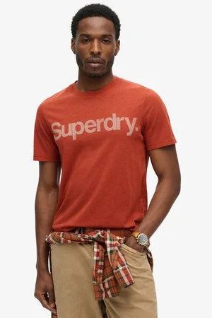 Superdry Mannen Klassiek T-shirt met Core-logo Grootte: Xxxl