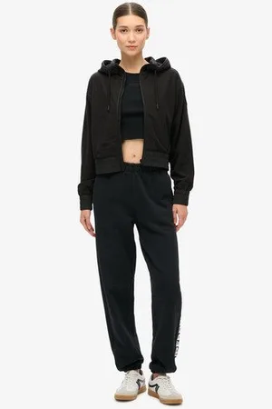 Superdry Vrouwen Sport Luxe Boyfriend Joggingbroek Grootte: 42