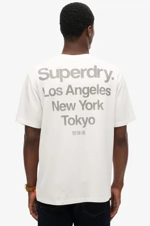 Superdry Mannen Core Logo City T-shirt Grootte: L
