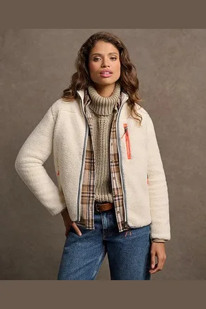 Superdry Vrouwen Outdoor Fleece met Volledige Rits Grootte: 44
