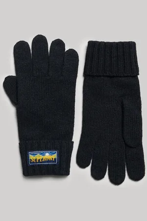 Superdry Vrouwen Radar Handschoenen van Wolmix Grootte: M/L