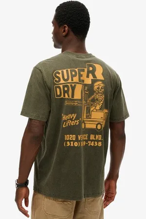 Superdry Mannen Trade Tools Losvallend T-shirt Grootte: Xxl