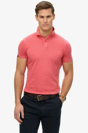 Superdry Mannen Essential Poloshirt van Jersey Grootte: L