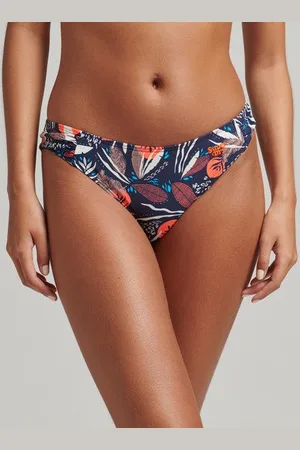 Superdry Vrouwen Bikinibroekje met Ruches Grootte: 40