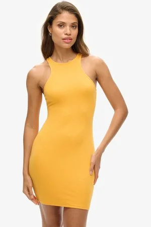 Superdry Vrouwen Jersey Racer Mini-jurk Grootte: 44