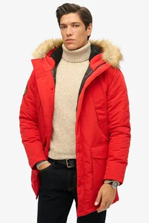 Superdry Mannen Everest Parka Grootte: M