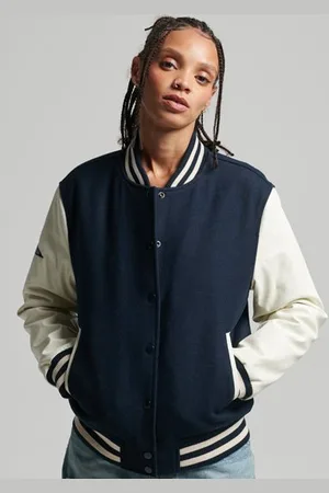 Superdry Vrouwen College Varsity Bomberjack Grootte: 8