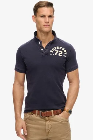 Superdry Mannen Vintage Athletic Poloshirt Grootte: S