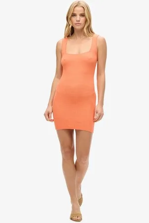 Superdry Vrouwen Rugloze Gebreide Mini-jurk Grootte: 44