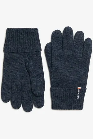 Superdry Mannen Essential Logo Gebreide Handschoenen Grootte: 1SIZE