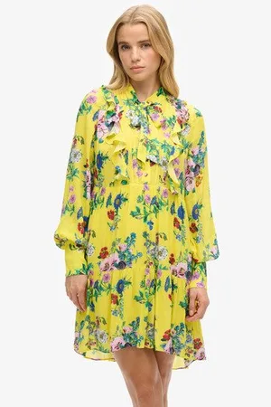 Superdry Vrouwen Studios Off Duty Mini-jurk Grootte: 36