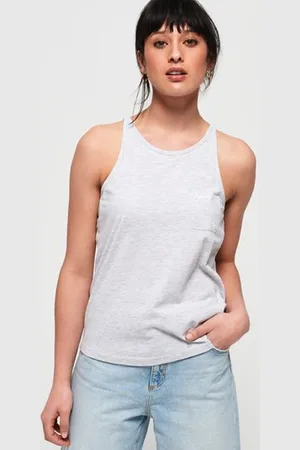 Superdry Vrouwen Orange Label Essential Tanktop Grootte: 38