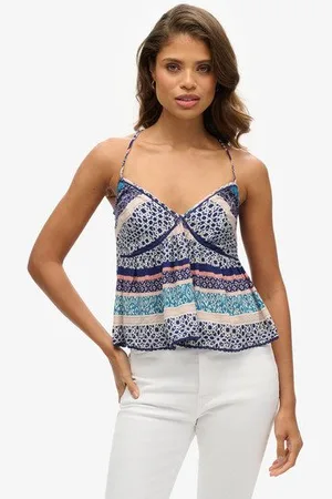 Superdry Vrouwen Vintage Camitopje Grootte: 34