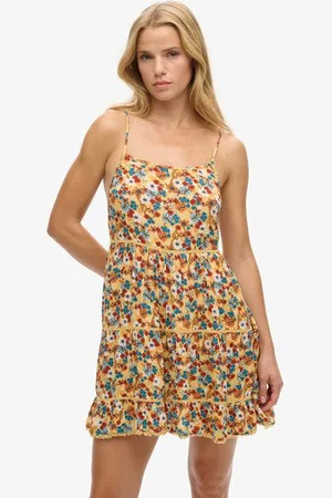Superdry Vrouwen Mini Beach Cami-jurk Grootte: 40