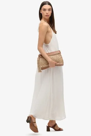 Superdry Vrouwen Ibiza Maxi-jurk met Camouflageprint Grootte: 36
