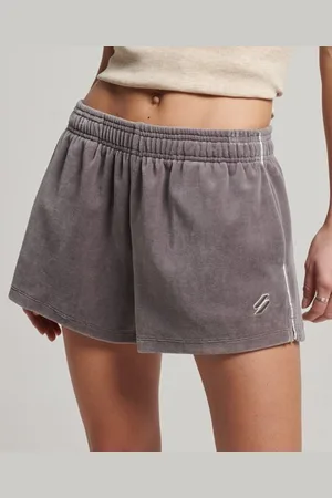 Superdry Vrouwen S Logo Velours Short Grootte: 44