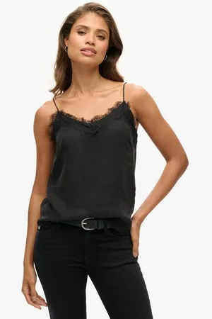 Superdry Vrouwen Eyelash Camitopje Grootte: 38