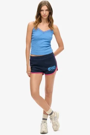 Superdry Vrouwen Jersey Cali Short Grootte: 36