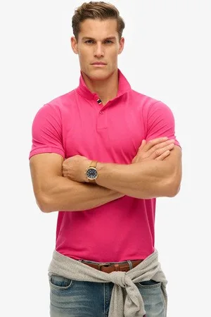 Superdry Mannen City Piqué Poloshirt Grootte: L