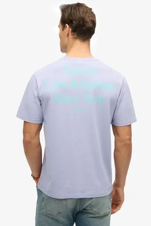 Superdry Mannen Core Logo City T-shirt Grootte: S