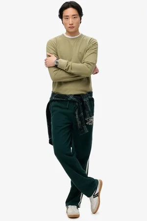 Superdry Mannen Athletic Essentials Joggingbroek met Rechte Pijpen Grootte: M
