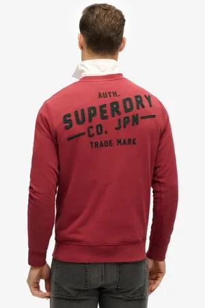 Superdry Mannen Workwear Sweatshirt met Applicatie Grootte: Xxl