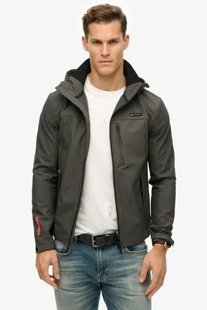 Superdry Mannen Gemêleerd Ripstop Trekkerjack met Capuchon Grootte: L