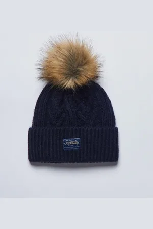 Superdry Vrouwen Luxe Kabelbeanie Grootte: 1SIZE