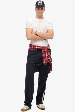 Superdry Mannen Athletic Essentials Joggingbroek met Rechte Pijpen Grootte: Xxl