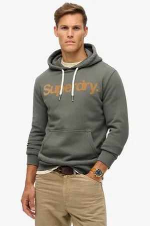 Superdry Mannen Klassieke Hoodie met Core-logo Grootte: M